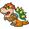 Paper Bowser Icon 96x96 png
